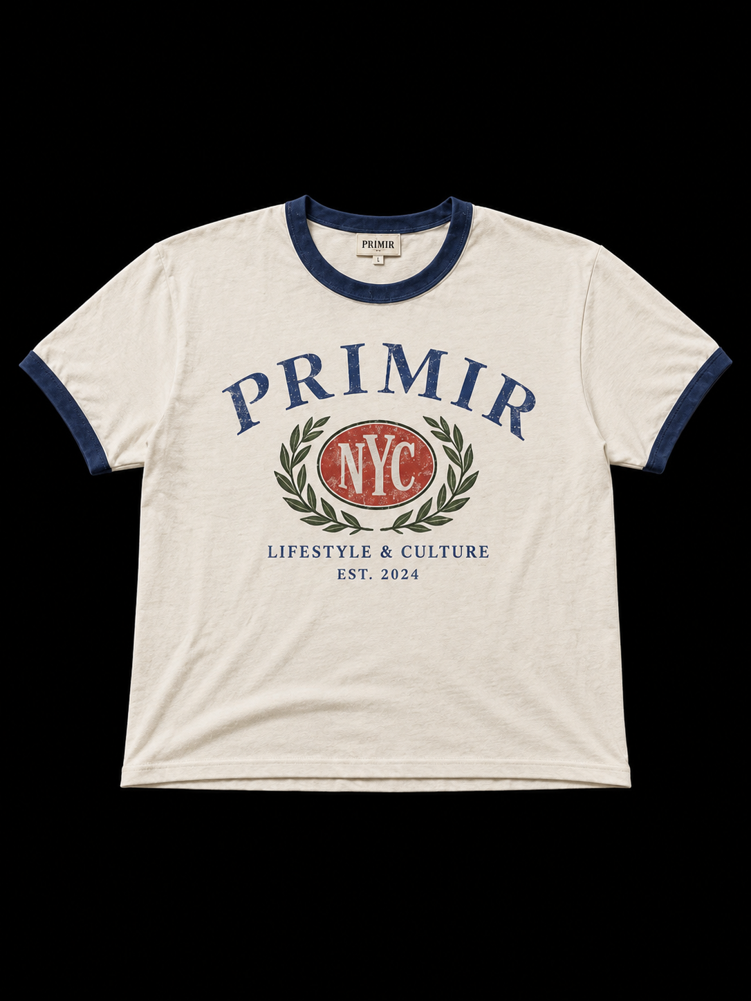 PRMR NY CREST RINGER T-SHIRT