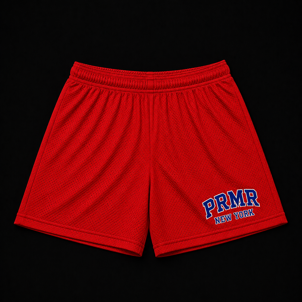 PRMR New York Mesh Varsity Shorts-RED