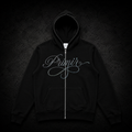 Uptown Zip Up Hoodie - Black